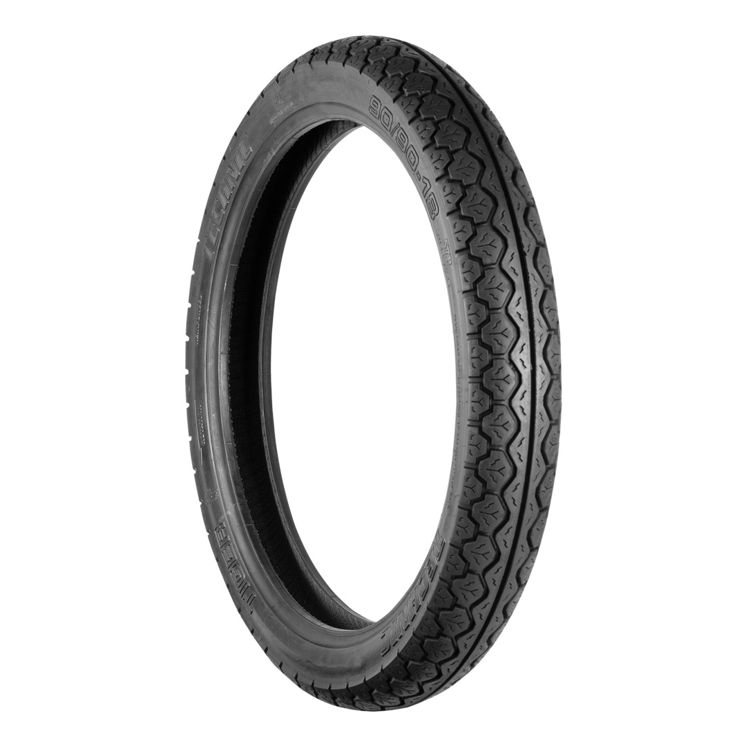 Pneu p/ moto aro 18 * 90/90-18 - tras. cg 125/150/160, titan, fan, ybr 125, cbx 150/200 e similares (tiger tyres) c/câm.